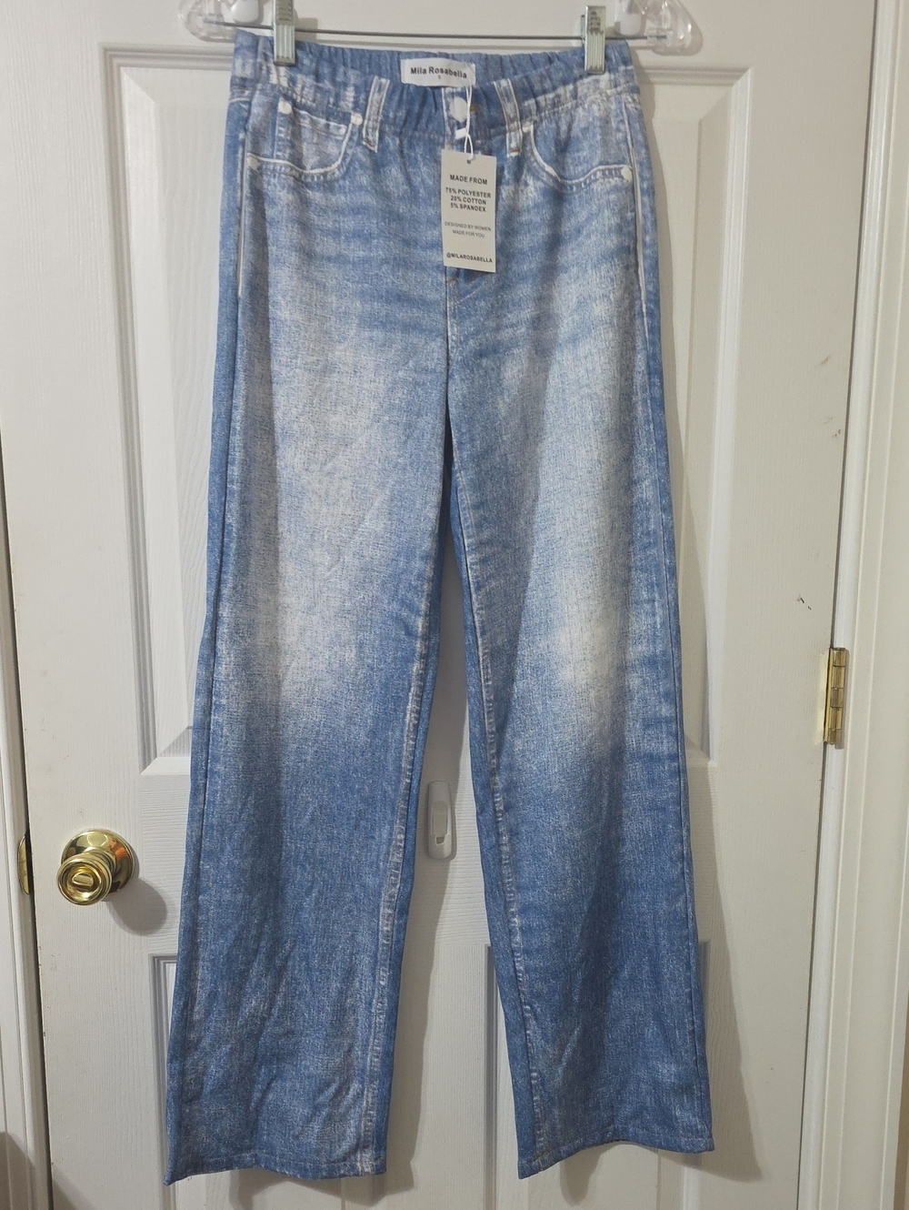 Light Blue Wide Leg Jeans
